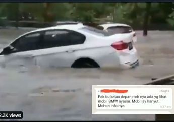 Bak Sudah Jatuh Tertimpa Tangga, Pemilik BMW Viral yang Terseret Arus Banjir Shock Saat Temukan Mobilnya, Penampakannya Bikin Netizen Heboh: Itu Mobil apa Layangan!