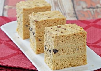 Resep Cake Kukus Karamel Lapis Keju Enak Ini Bisa Kita Sajikan Tanpa Menggunakan Oven!