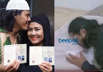 Tangisnya Pecah Saat Cium Jenazah Ria Irawan, Terungkap Pekerjaan Suami Ria Irawan yang Usianya Lebih Muda 12 Tahun demi Sesuap Nasi