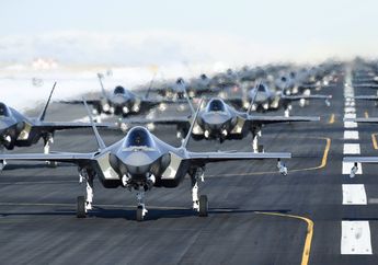 Amerika Serikat Luncurkan 52 Pesawat Jet Tempur F-35A Lightning II, Pamer Kekuatan agar Musuh Ketar-Ketir!