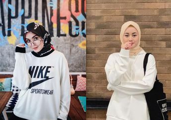 5 Padu Padan Sweater Modis ala Seleb Muda Berhijab. Nyaman Dipakai Saat Musim Hujan!