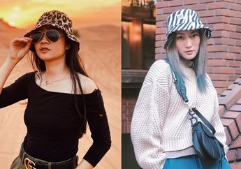 Lagi Ngetren! Ini 5 Inspirasi Gaya Kece ala Seleb Muda Pakai Animal Print Bucket Hat!