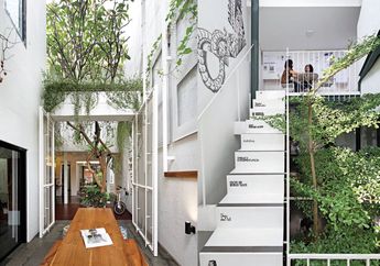 Rumah Gerbong Karya Studio SA_E, Tips Hadirkan Rumah Konsep Resor Yang Sejuk di Dalamnya!