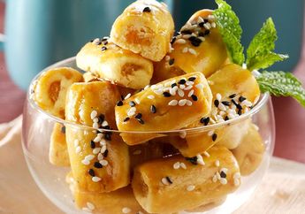 Resep Kue Imlek yang Selalu Dinanti Yaitu Resep Nastar Gulung Bintik Wijen!