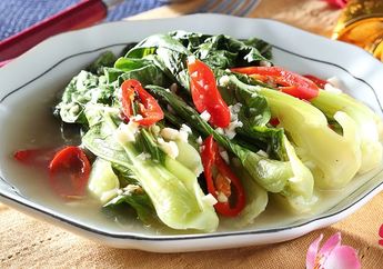 Resep Menu Imlek, Resep Tumis Pokcoy Tabur Bawang Putih Enak Ini Bikin Makan Enggak Cukup Satu Piring
