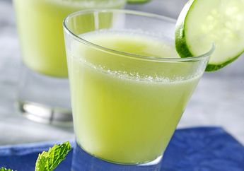 Resep Sari Mentimun Jeruk Lemon Enak, Jus Kombinasi yang Menyegarkan