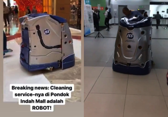 Viral, Robot Cleaning Service yang Bantu Bersih-bersih di Pondok Indah Mall Ini Bikin Heran!