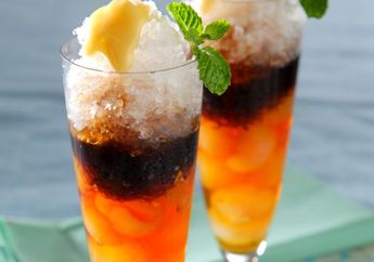 Resep Minuman Imlek, Resep Es Lengkeng Karamel Sukses Bikin Tenggorokan Segar Lagi