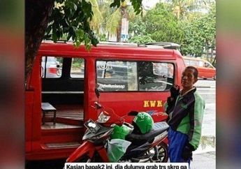 Kisah Driver Ojol Sapri yang Kerja Tanpa Bawa Ponsel, Dulu Jadi Pedagang Kasongan hingga Kini Semangat Banting Tulang Meski Pulang dengan Bawa Uang Rp 50 Ribu Saja