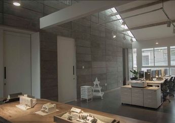 Menilik Kantor Arsitektur Gaya Minimalis nan Hemat Biaya, Sarimanah Office