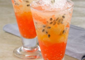 Resep Es Jeruk Markisa Enak dan Segar Ini Bikin Badan Capek Segar Kembali
