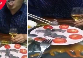 Mencicit-cicit Saat Dicelupkan ke Saus: di Tengah Bencana Virus Corona, Ada Pemandangan Mengerikan Bagaimana Orang China Menikmati Bayi-bayi Tikus dengan Sumpit