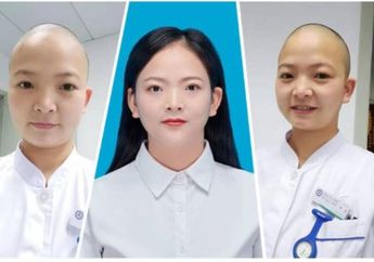 Korban Virus Corona Terus Melonjak Tajam, Perawat Cantik Ini Sampai Harus Gunduli Kepalanya!