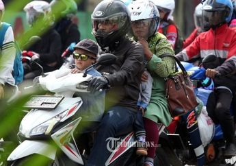 Emak-Emak yang Naik Motor Wajib Paham, Bonceng Lebih Dari 1 Itu Bisa Didenda Rp 250 Ribu