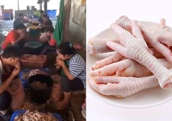 Jijik Banget, Pekerja Pabrik Gunakan Mulut untuk Kupas Ceker Ayam, Pemilik Pabrik Berikan Alasan Tak Masuk Akal Ini