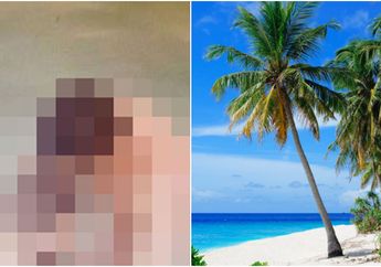 Keasyikan Sampai Lupa Daratan, Sejoli Ini Nekat Bercinta di Pantai Hingga Jadi Tontonan Pengunjung, Ogah Berhenti Meski Dipelototi Polisi