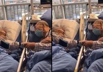 Viral Video Memilukan Pasangan Lanjut Usia Terinfeksi Virus Corona, Berpegangan Tangan saat Terbaring Sekarat!