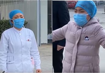7 Hari Tak Bisa Pulang karena Virus Corona, Suster Ini Terpaksa Peluk Anaknya dari Jauh, Videonya Bikin Banjir Air Mata!