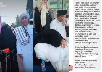 Viral Video Wanita Ikhlas Antarkan Suami Nikah Lagi, Sempat Berpelukan Erat Sebelum Ijab Kabul hingga Menangis Sesenggukan Saat Istri Kedua Bersimpuh Minta Restu: Jika Pengen Benci ke Saya Aja, Suami Tak Tahu Apa-apa…