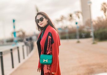 Fashionable Ketika Menyusuri Jalanan di Barcelona, Intip Outer Nagita Slavina Seharga Rp 69 Juta yang Sukses Curi Perhatian!