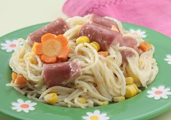 Resep Spagheti Sosis Saus Krim Enak, Solusi Agar Si Kecil Tidak Malas Sarapan