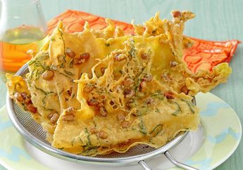 Resep Rempeyek Kedelai Daun Kunyit Enak Ini Bikin Makan Siang Jadi Lebih Lengkap