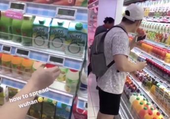 Kebelet Viral, 2 Selebgram Ini Beri Tutorial Sebarkan Virus Corona Sambil Cicipi Minuman di Supermarket, Aksi Isengnya Langsung Panen Hujatan