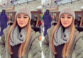 Sedang Dimabuk Asmara, Aurel Hermansyah Unggah Potret Cantik dalam Balutan Hijab, Netizen Puji Penampilannya : Masya Allah Cantiknya Ukhti