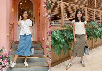 Lagi Ngetren. Ini 5 Inspirasi Rok Midi ala Namira Adjani. Chic!