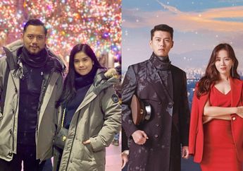 Bandingkan Potret Mesranya Bersama AHY dengan Adegan Hyun Bin dan Son Ye Jin di Crash Landing On You, Annisa Pohan: Team A2 Atau Ri2?