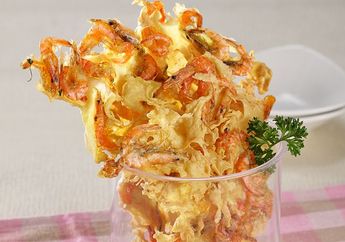 Resep Peyek Udang Enak, Menu Pelengkap Spesial Untuk Makan Siang