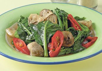 Resep Kailan Jamur Saus Tiram Enak, Menu Sehat yang Mudah Dibuat