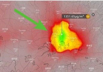 Satelit ini Berhasil Ambil Gambar Kota Wuhan dari Angkasa, Nampak Merah Menyala, Apakah ini Dampak Virus Corona?