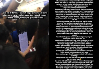 Viral, Cewek Diperlakukan Secara Kasar oleh Cowok Enggak Dikenal di KRL. Bikin Geram!