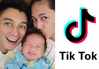 Kesal Lantaran Kiano Tiger Wong yang Masih Berumur 2 Bulan Diajak Main Tik Tok, Paula Verhoeven Lempar Bantal ke Arah Baim Wong