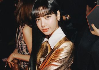 Lisa Blackpink Tampil Serba Emas dan Mewah di Milan Fashion Week 2020, Sepatunya Doang sampai Rp 11 Juta!