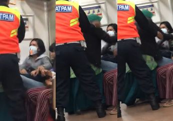 Viral, Emak-emak Nekat Jambak Wanita Muda di KRL Cuma gara-gara Tempat Duduk, Teriak Kesal Sambil Dihalangi Sekuriti: Saya Ini Orang Tua!