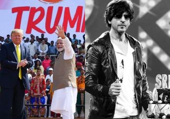 Usai Ejek Film Parasite, Donald Trump Singgung Film Shah Rukh Khan dalam Kunjungan Perdananya di India