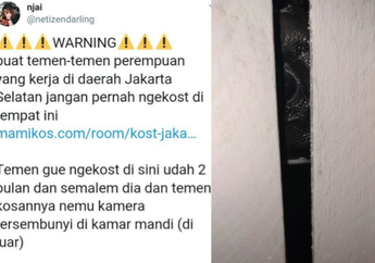 Viral, Kamera Tersembunyi Ditemukan di Dalam Kamar Mandi Kos-kosan Cewek!