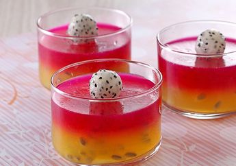 Resep Puding Markisa Buah Naga Enak, Hidangan Segar Nan Praktis Untuk Malam Hari