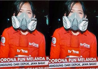 Beritakan Virus Corona yang Masuk Indonesia Sembari Pake Gas Mask, Reporter Stasiun Televisi Ini Kena Semprot Netizen: Bahkan Dokter di Afrika Gak Gitu Banget!