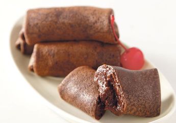Resep Dadar Gulung Vla Cokelat Enak Ini Langsung Bikin Lidah Terpana