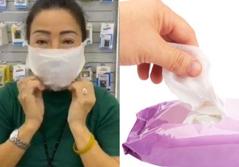 Heboh Tisu Basah Jadi Pengganti Masker, Ternyata Simpan 3 Bahaya Ini untuk Wajah, Salah satunya Bahkan Bisa Bikin Kulit Keriput!