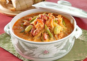 Resep Sayur Godog Udang Petai Enak, Hidangan Berkuah Santan Lezat
