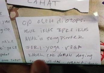 Suami Istri Melakukan Bunuh Diri di Malang, Tinggalkan Surat Wasiat untuk Anak, Begini Isi Pesannya...