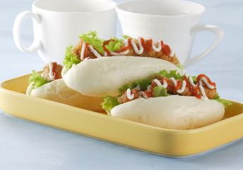 Resep Bakpao Stik Ayam Ala Sandwich Enak Ini Cocok Jadi Menu Bekal Si Kecil