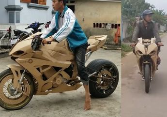 Kreativitas Tanpa Batas, Modal Rangka Besi Rongsokan dan Kardus Bekas, Sekelompok Pemuda Ini Bisa Buat Kendaraan Sport Mewah