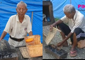 Jual Sate Tak Kunjung Laku sampai Dikerumuni Semut, Kisah Kakek 81 Tahun Ini Bikin Terenyuh! Rela Tahan Lapar hingga Malam Demi Sesuap Nasi