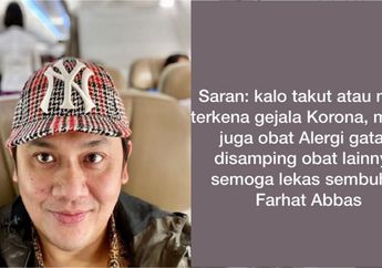 Beri Saran Minum Obat Alergi untuk Antisipasi Virus Corona, Farhat Abbas Malah Tuai Cacian