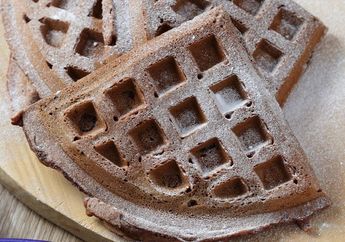 Resep Waffle Cokelat Pisang Enak, Menu Sarapan Mewah yang Praktis Dibuat